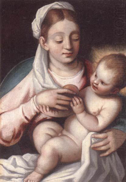 unknow artist The madonna and child oil painting picture